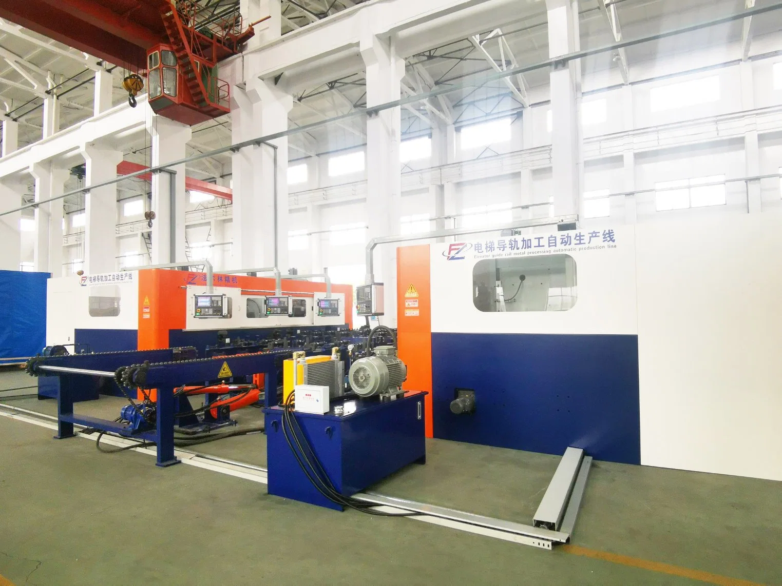 Popular Customized Elevator Guide Rail Metal Processing Automatic Production Line