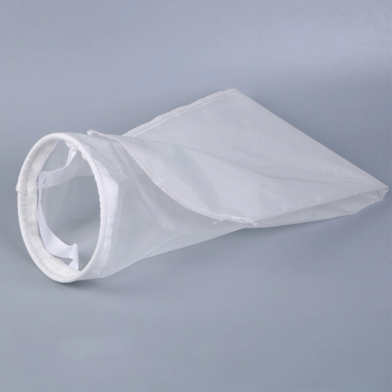 Sac de filtration de liquide en plastique industriel soudé en tissu PP/PE/nylon Sac de filtration de liquide en maille 5 microns pour filtration