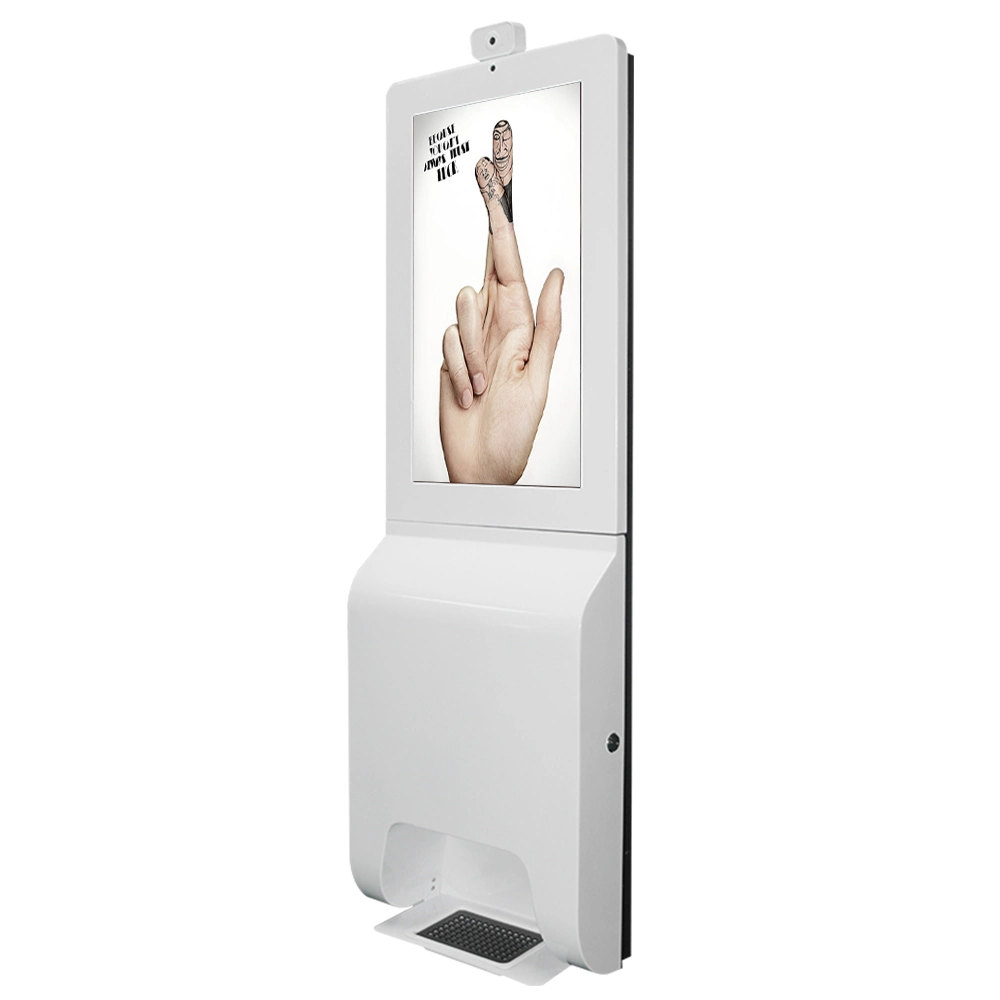 Face Recognition Machine with 21.5inch Ad Player and Temperature Measurement Terminal