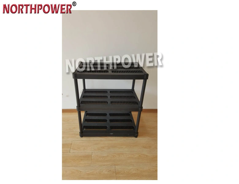 36*24 Inch 3 Tier Heavy Duty Plastic Shelves