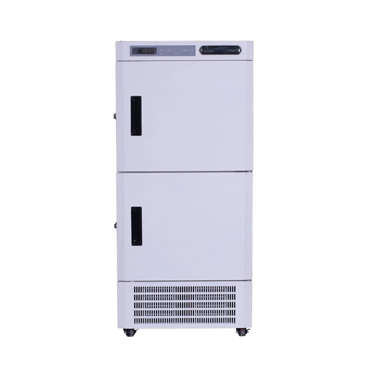 2~8/ -10~-25 grados vertical combinado refrigerador y congelador para laboratorio/hospital