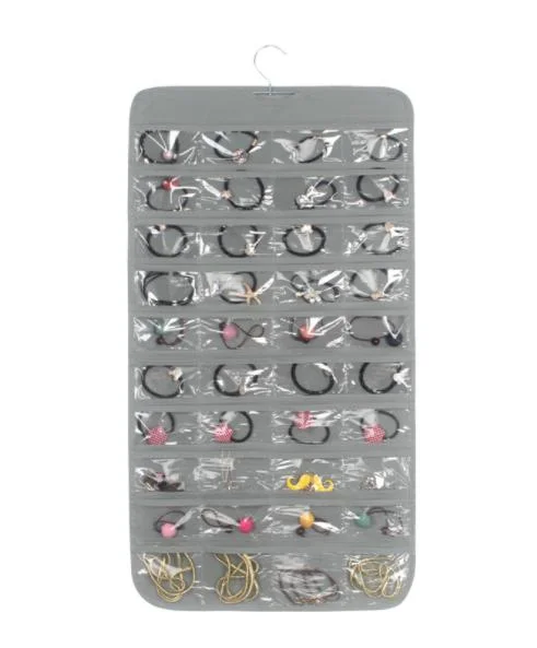 Home Earrings Organizer Hanging Jewellery Organizer with 80 Pockets