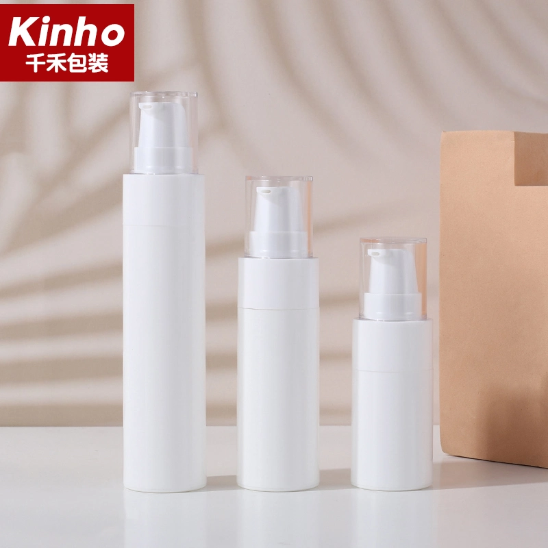 Unique Acrylic Cosmetic Cream Lotion Packaging Fashion Airless Plastic Bottle Screw Closure