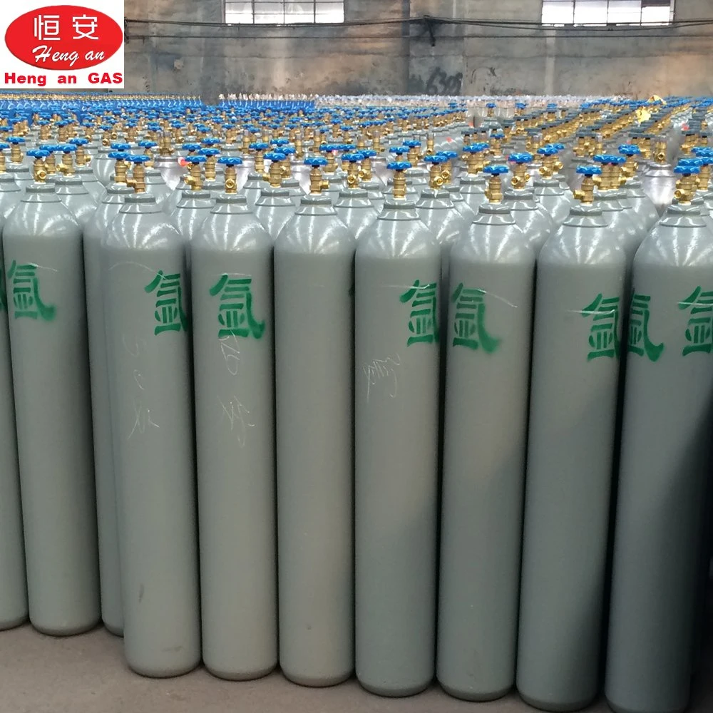 Argon Bottle 40 Liter Ar Gas Cylinders 99.999% Purity Welding Gas