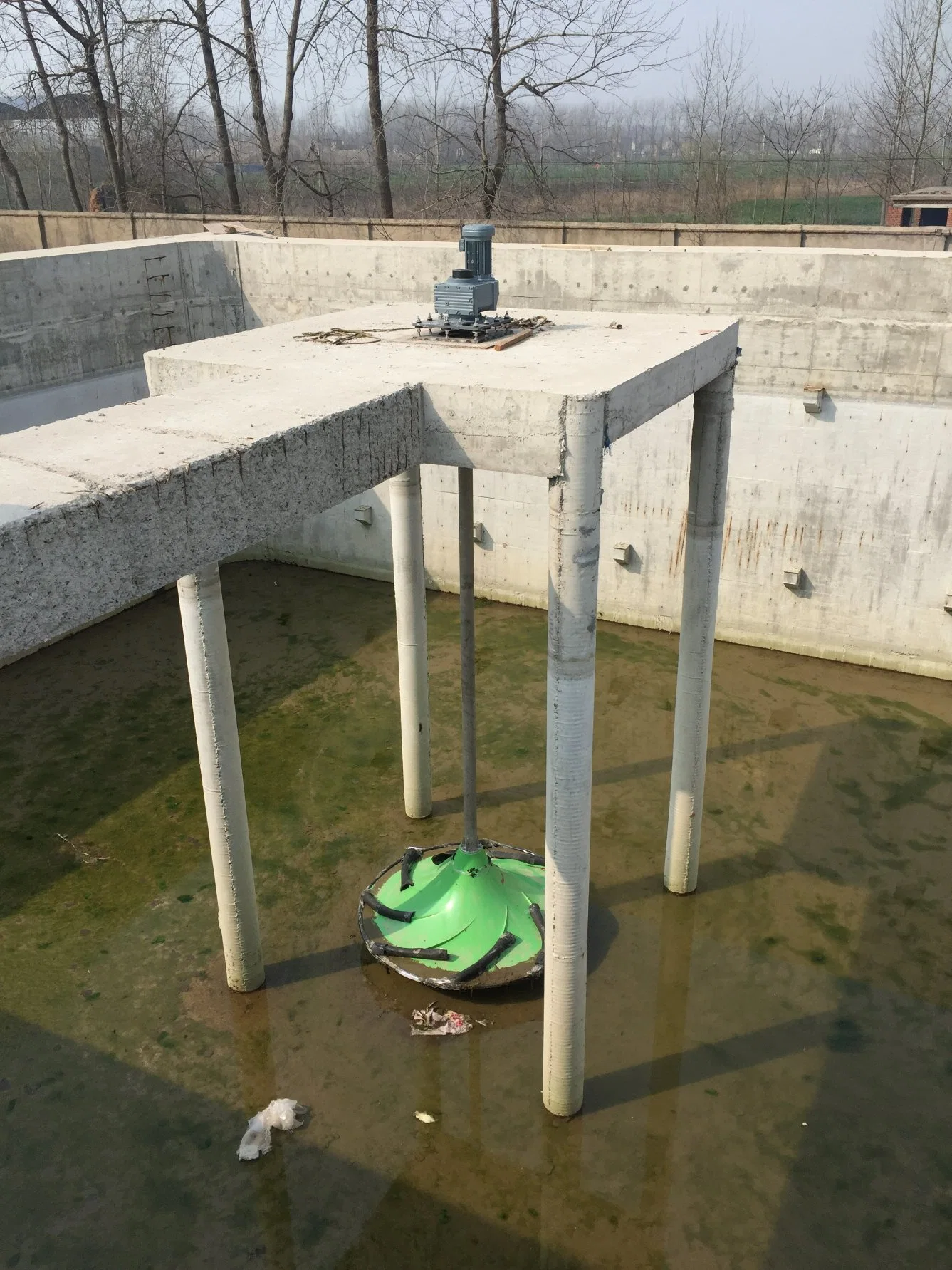 3kw Wastewater Treatment Anoxic Tank Hyperboloid Mixers