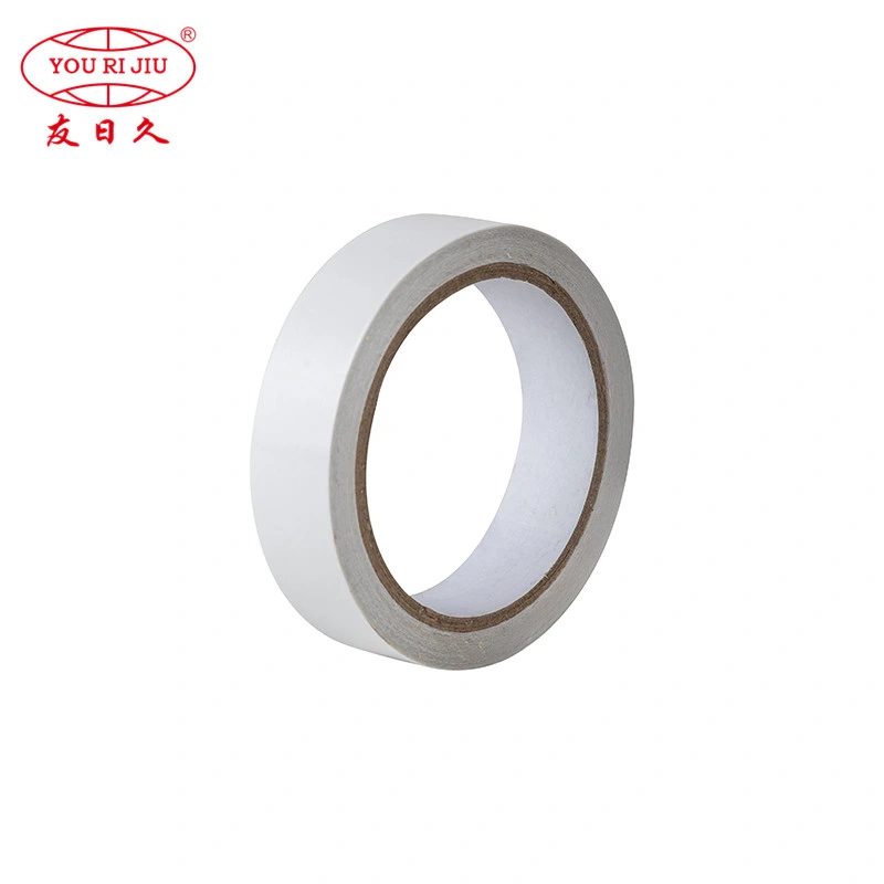 Yourijiu Cloth Electrical Stationery Pasting Two Side White Yellow Paper Hotmelt Solvent Glue Tissue Tape