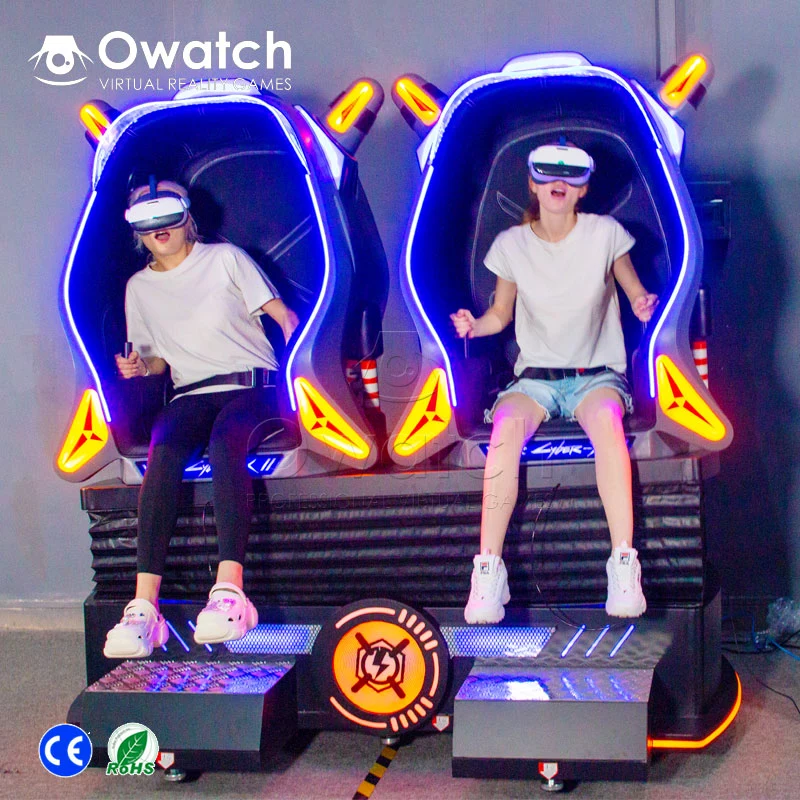 Amusement Games Double Players 9d Vr Game Machine for Shopping Mall