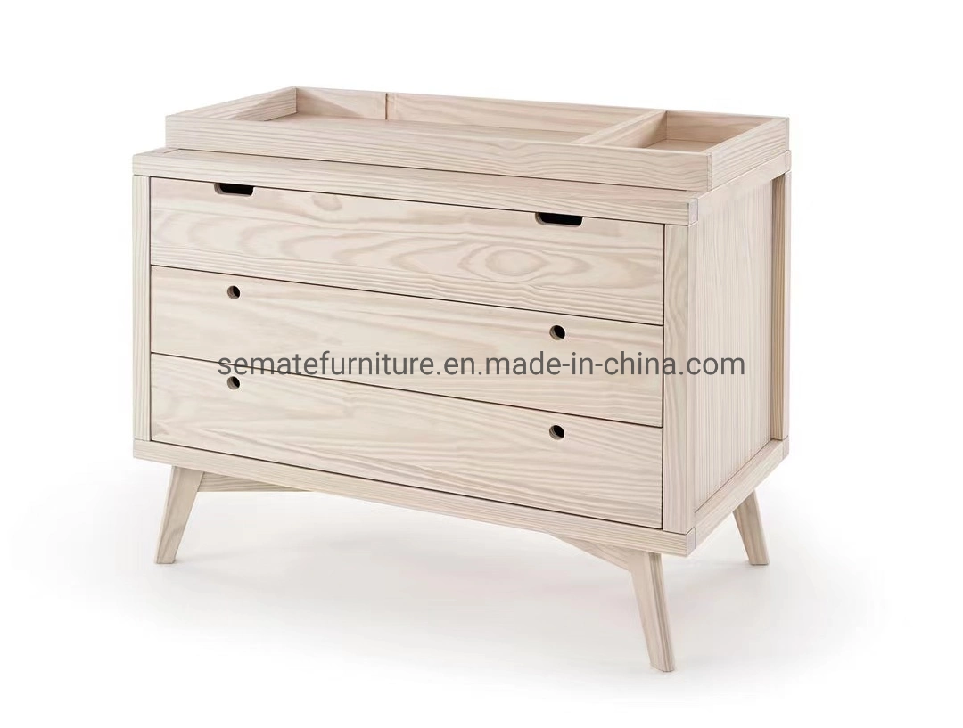 Wholesale/Supplier Wooden Furniture Changing Table Storage Drawer Cabinet for Babies/Crib