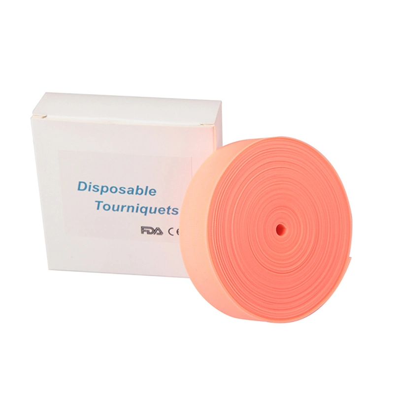 Disposable Medical Blood Collection Adjustable Roll Tourniquet