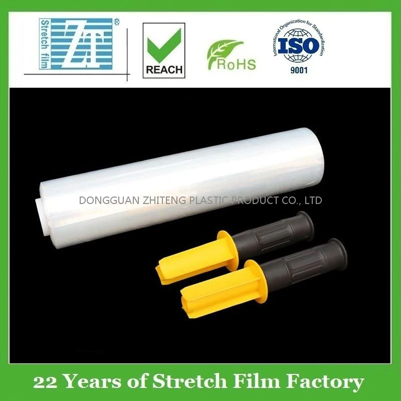 15 Inch X 1000 Feet 60ga for Pallet Wrap Industrial Strength Stretch Film with Handles