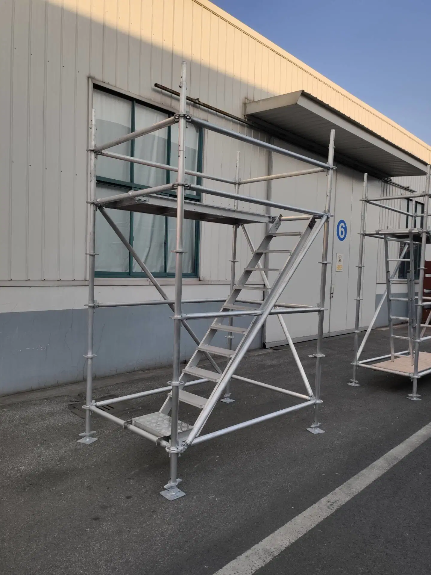 Building Construction Aluminum Mobile Tower Ladder Scaffolding Parts