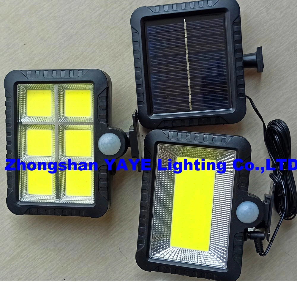 Yaye 2023 CE/RoHS Outdoor Waterproof IP66 Solar Wall Light Motion Sensor/ Rador Sensor/Remote Controller/Supplier Price/1000PCS Stock