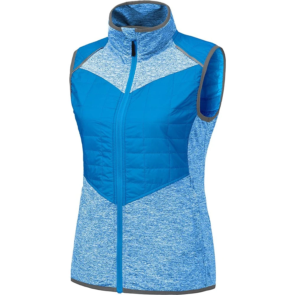 Women&prime; S Lightweight Golf Vest Warm Outdoor Sleeveless Jacket for Hiking Travel