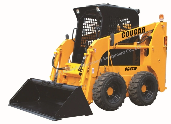 Crawler and Wheel Skid Steer 300-1500kgs Ts50 Skid Steer Loader 75HP Skid Steer for Sale