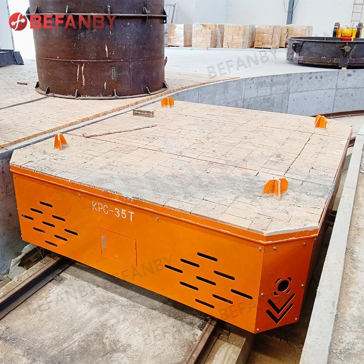 35T Busbar System Rail Transfer Cart Workshop Handling Equipment