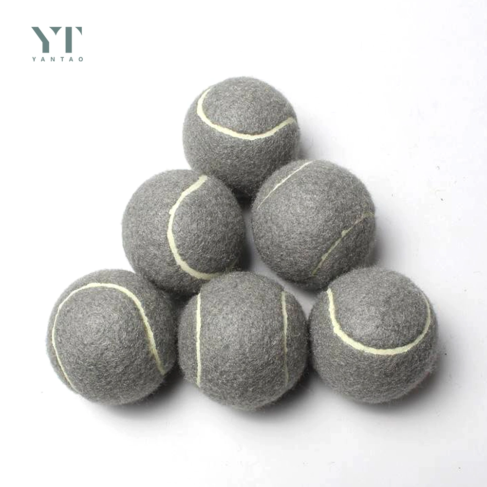 Vente en gros produits PET logo personnalisé diamètre caoutchouc écologique PET tennis Balles jouets pour chiens sûrs pour animaux pour l'entraînement