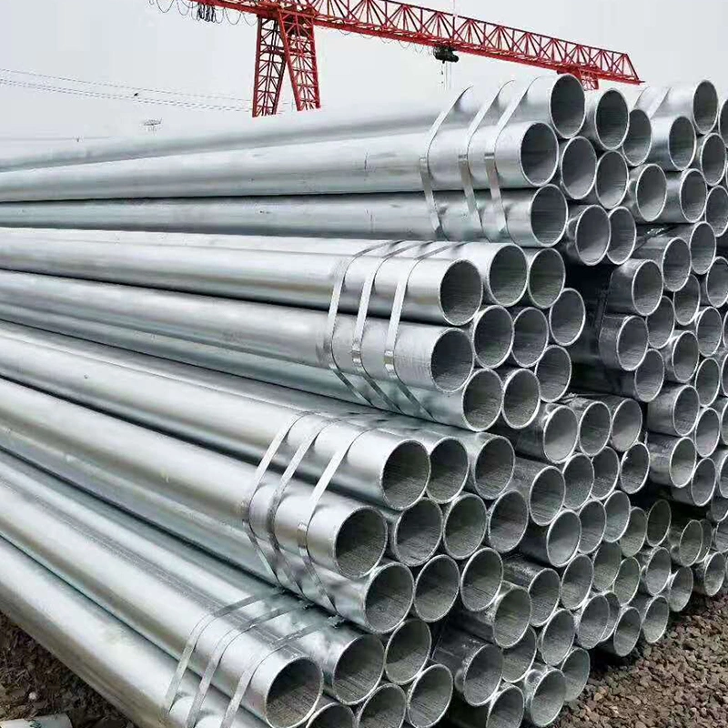 Tubo de aço galvanizado pré-fabricado Q235 Q345 quente com alta qualidade