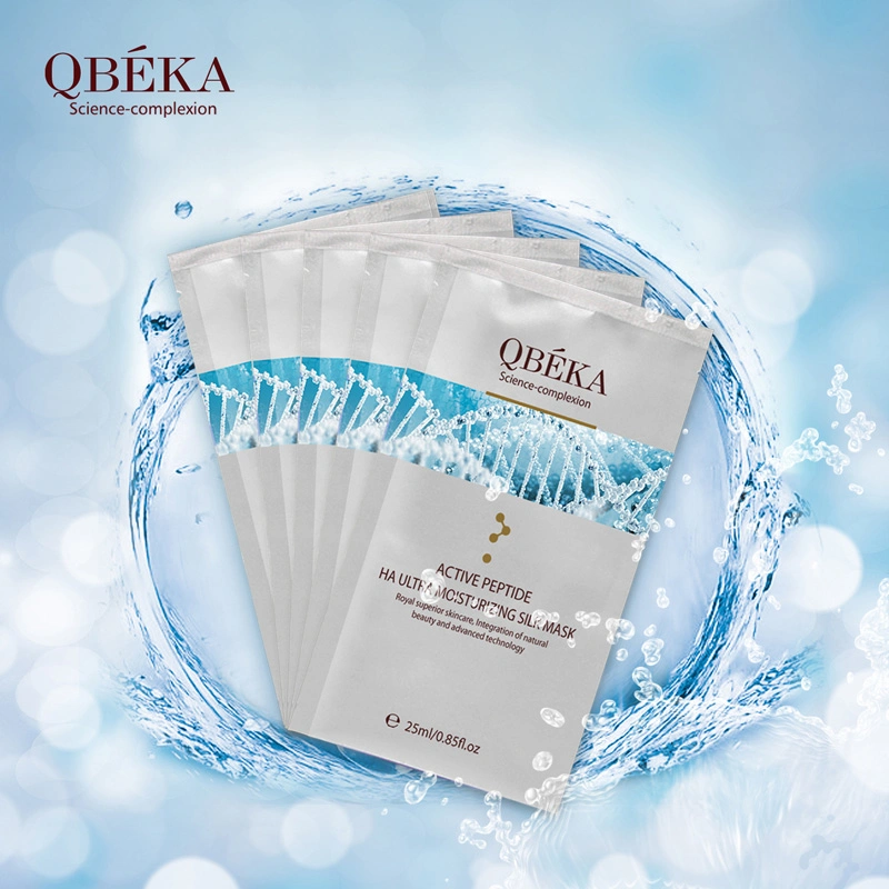 Whitening Natural Qbeka Miracle Hyaluronic Acid Facial Mask Fibroin Face Mask Face Moisturizing Mask