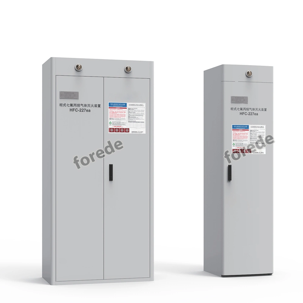 Forede 90L Single Cabinet Type FM200 Fire Suppression Gas System