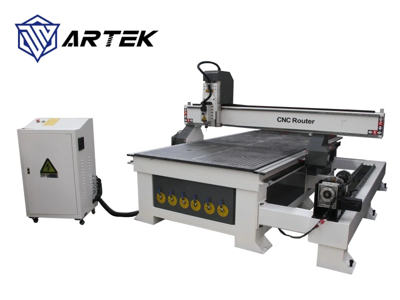 Producer CNC Router 4 Axis 1325 Engraving Cutting 4*8 Feet