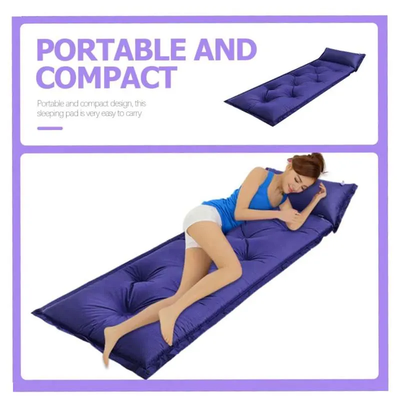 Inflatable Airbed Convenient Sleeping Pad Hiking Mat