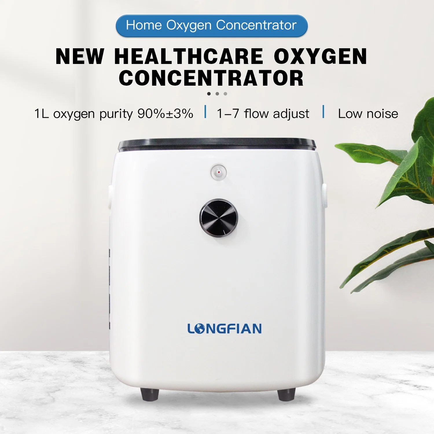 Mini Portable Oxygen Machine Battery Oxygen Concentrator with Lightweight