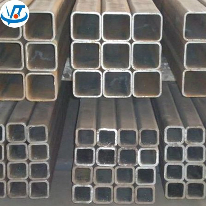 Q235 Q345 Ss400 Grade ERW Black Low Carbon Square Steel Pipe