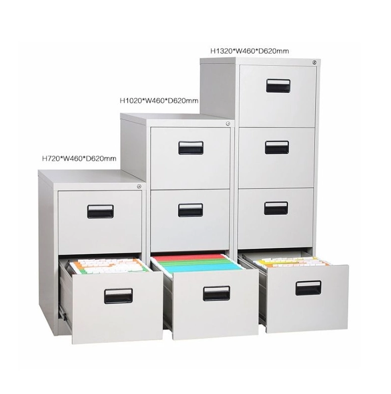 Оптовая торговля моделей управления выдвижными ящиками металлические четыре выдвижной ящик для хранения (писчая бумага) подвески Anti-Tilt шкаф для хранения мебели