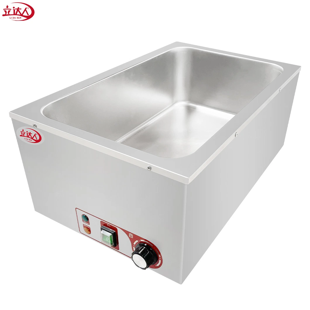 Rectángulo Bain Marie Buffet eléctrico de acero inoxidable Calentador Estufa de plato de la broza/Indian plato rozaduras.