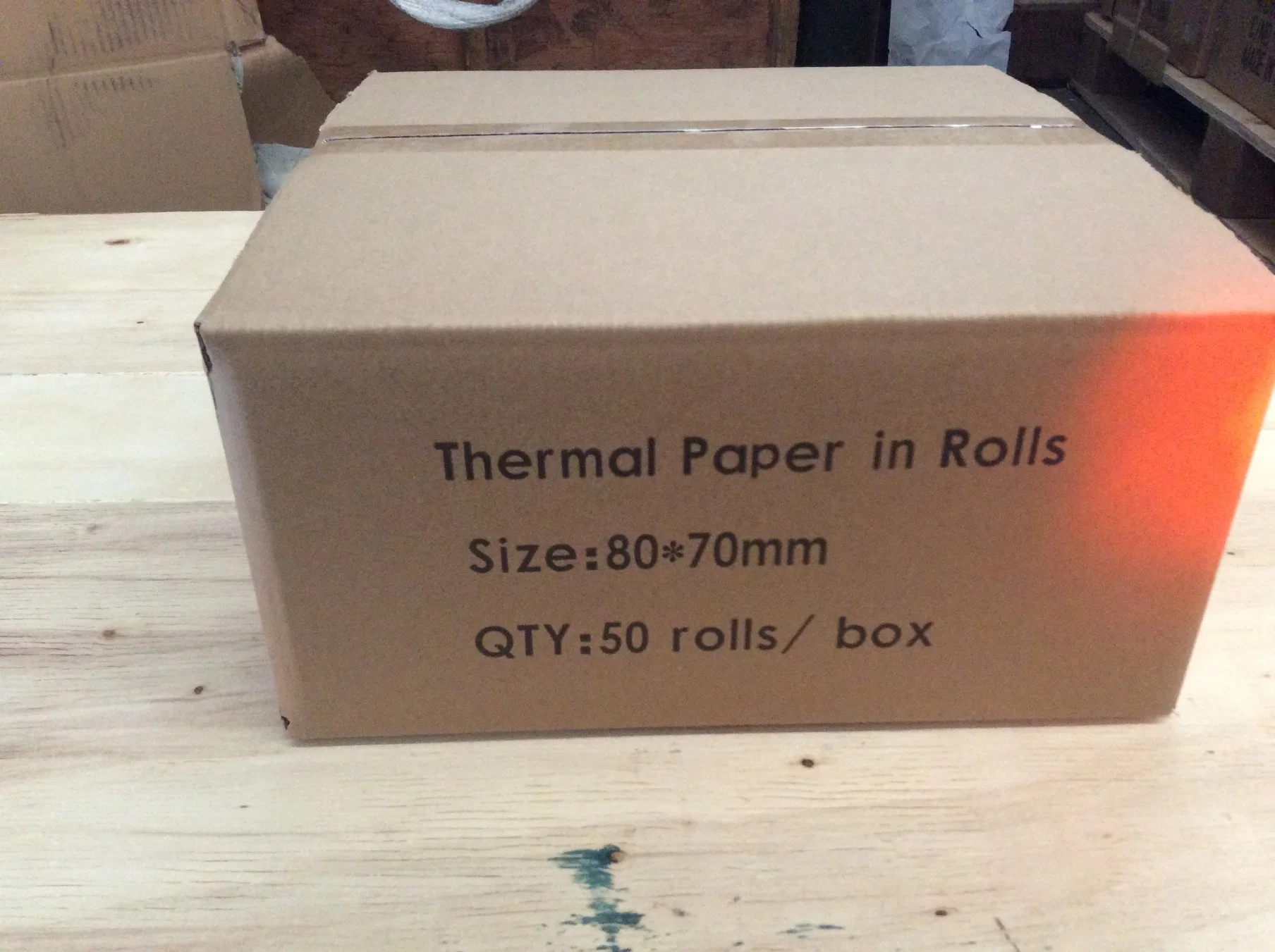 High White Thermal paper Rolls Used for Receipt in Banks, Shops, Telecommunications Ect.