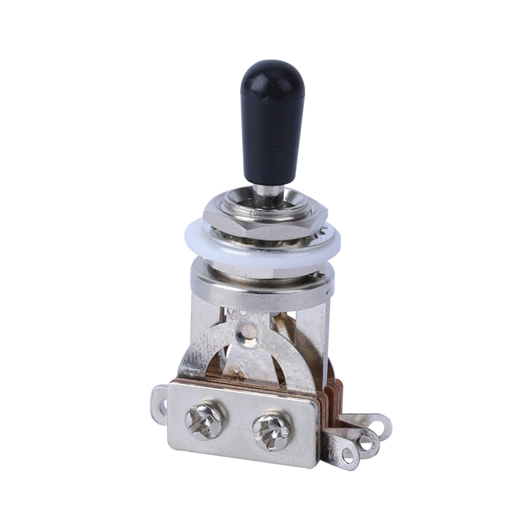 RS18-B1 Wholesale/Supplier Made in China High quality/High cost performance  Electrical Guitar 3 Tap Position Switch Toggle Guitar Pedal Push Button Switch