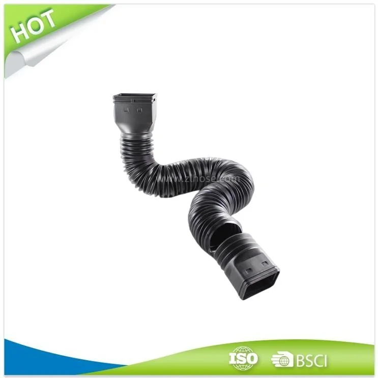 Garden Landscape Black Downspout Extension