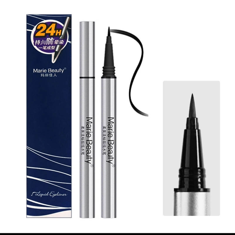 Hard Head Cotton Brush Black Liquid Pen Eyeliner