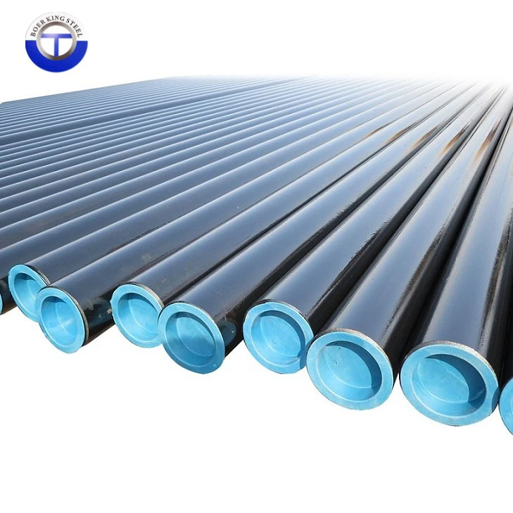 Sch80 Ss400 S235jr Q345 Q195 Sch 40 St37 St52 Hot Rolled Seamless Pipe Round Black Painted Carbon Seamless Steel Pipe Carbon Steel Tube