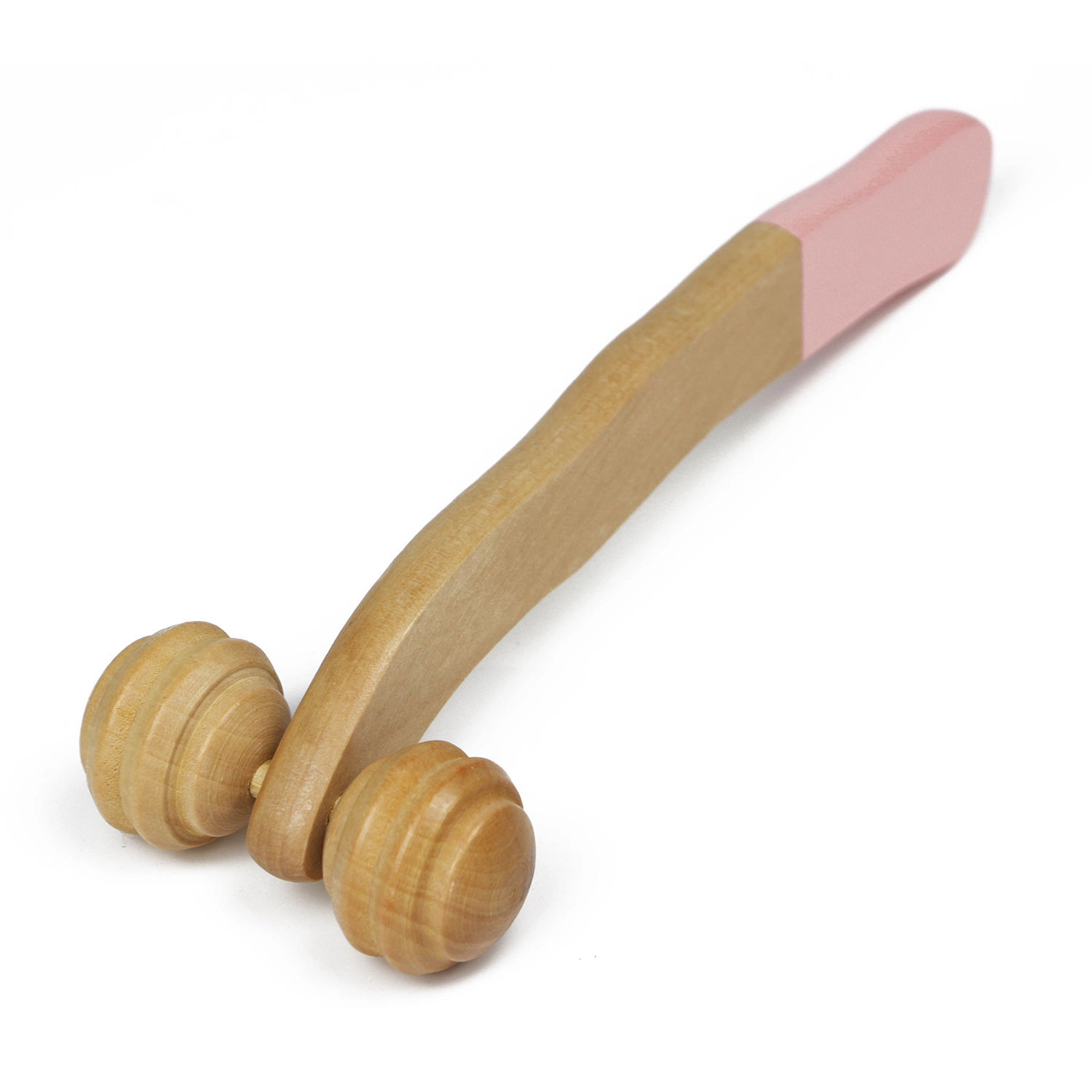 Natural Massager Handmade Wooden Face Roller Facial Massager Handheld Manual for Muscle Body Neck Back