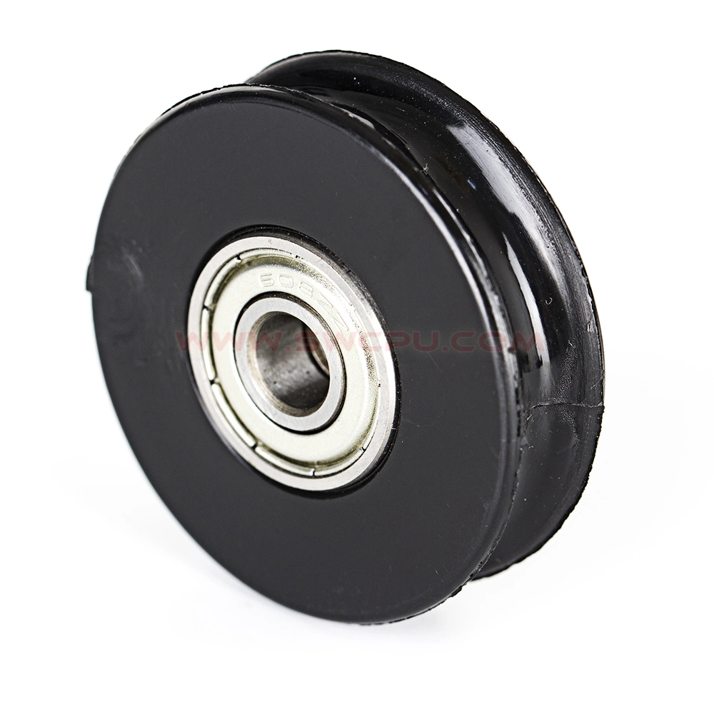 Transmission Spare Part Hard Small Roller Plastic Nylon Belt Roller Pulley Wheels Price with Bearings