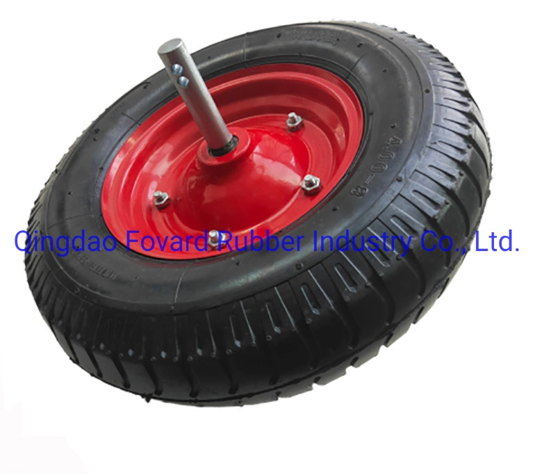 3.50-8 High Quality Inflatable Rubber Pneumatic Wheelbarrow Wheel