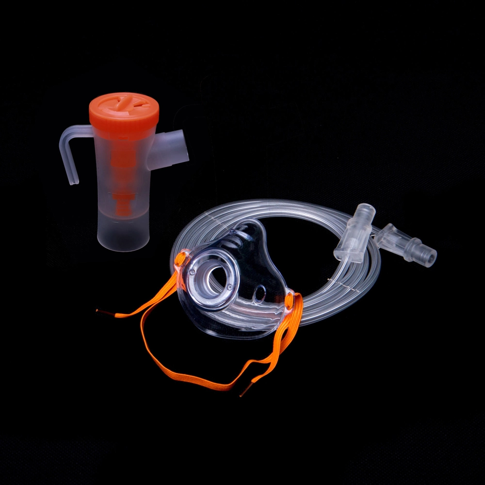 Medizinische Einweg Krankenhaus und zu Hause verwenden Nebulizer Cup Kit Rotary Vernebler Kit Vernebler Kammer Vernebler Cup Vernebler Sauerstoff Kit mit Maske mit CE/ISO