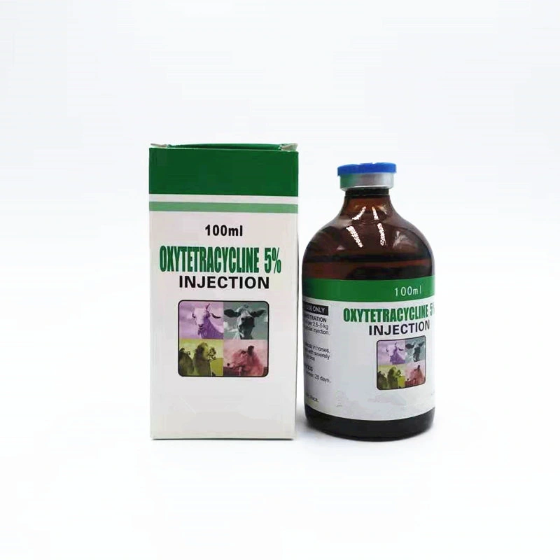 GMP Level Oxytetracycline Injection 100ml Veterinary Medicine with Good Quality Injection for Horse Uses