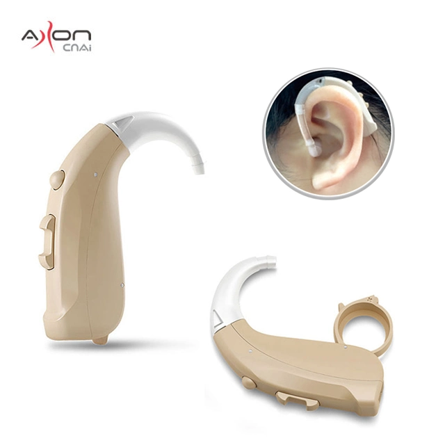 Máquina de Cuidado de la Salud BTE audífonos para Deafness Digital baratos Amplificador de sonido portátil para personas de la tercera edad F-998b