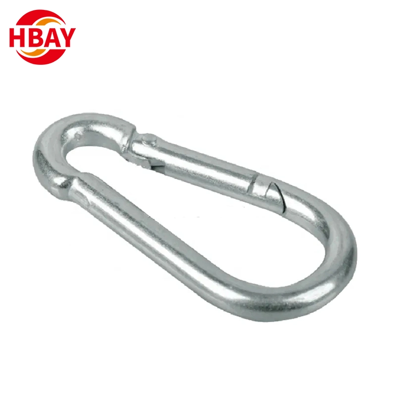 Promotional Metal Carabiner Hook Spring Snap Hook with Screw Lock