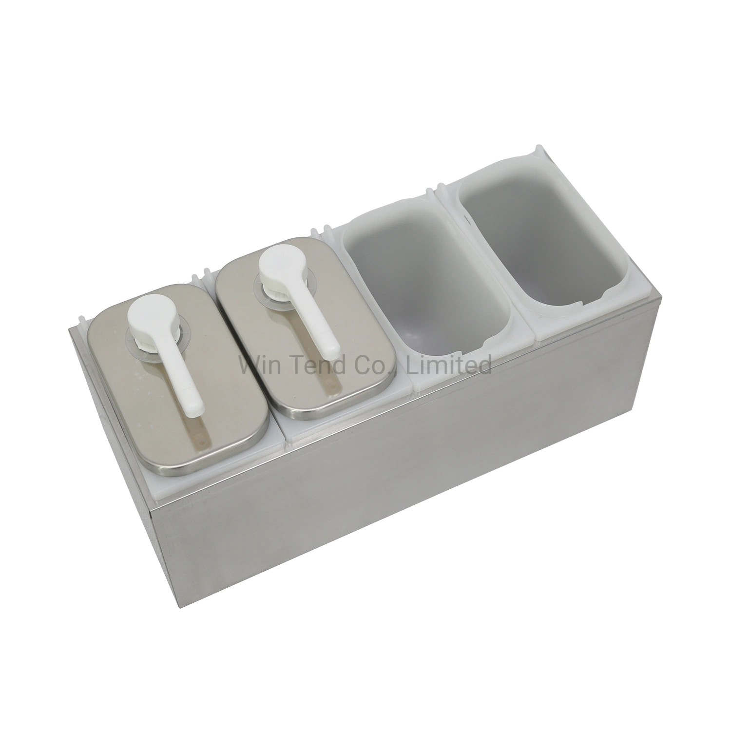 Stainless Steel Sauce Dispenser Condiment Box Pump for Restaurant