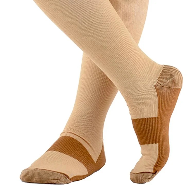 Long Nylon Compression Leg Stretch Stockings