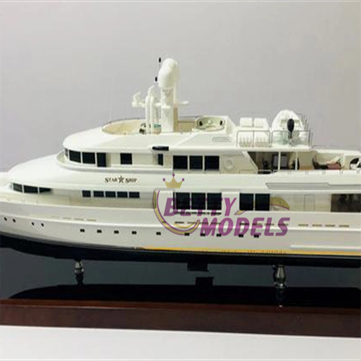 Yacht Ship 3D Physical Scale Model Gift Vessel Fishing Boat Model Making