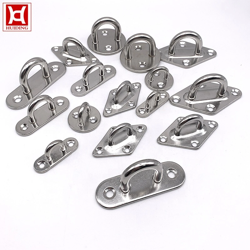 Marine Boat Hardware Stainless Steel Ring Pad Lashing Hook