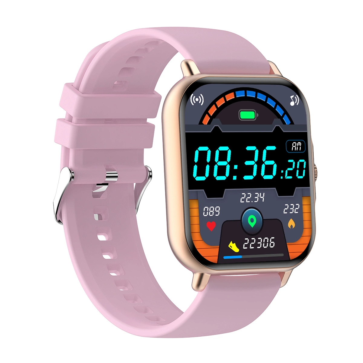 2023 Nuevo 280mAh Reloj de larga duración de la batería 1,81inch Bt Call Y15 con temperatura corporal ciclo femenino Smartwatch