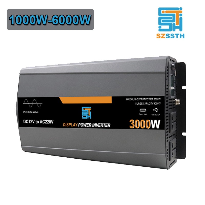 1kw-3kw DC 12V 24V AC 110V 220V Pure Sine Wave Solar Inverters