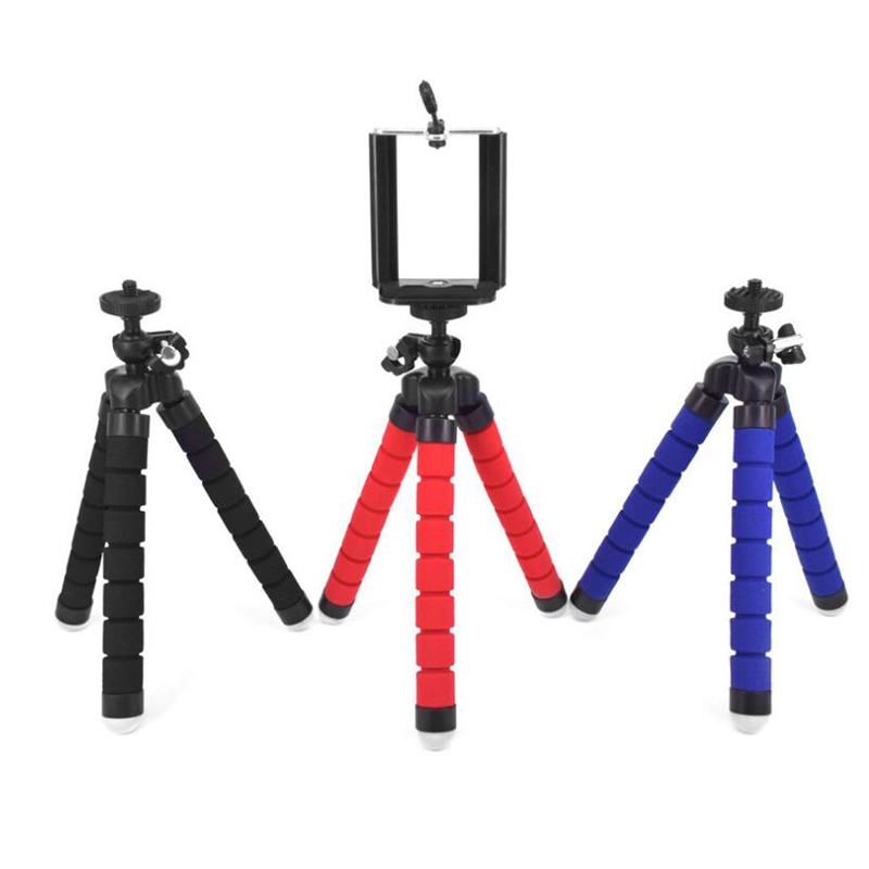 Portable and Cheap Sponge Tripod Octopus Mini Tripod Supports Stand Sponge for Mobile Phones Camera