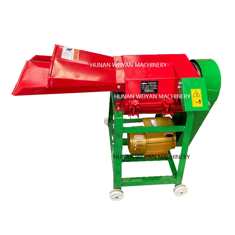 Weiyan New Design Grass Chopper Pulverizer Corn Stalk Chaff Cutting Machine for Animals Feed Mini Chaff Cutter