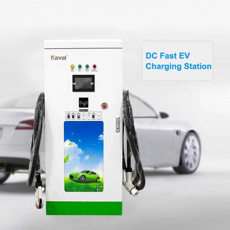 Kayal 120kw DC EV Charger with Dual Guns with 60kw CCS and 60kw Chademo Upright Charging Gun DC Fast Charger EV Charger Point